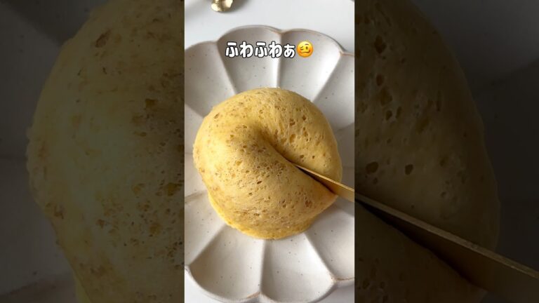 ＼混ぜてチンだけ・もちもち／🌾オートミール蒸しパン🌾#低糖質スイーツレシピ#ダイエットスイーツレシピ#痩せるおやつ#オートミールレシピ#オートミール蒸しパン