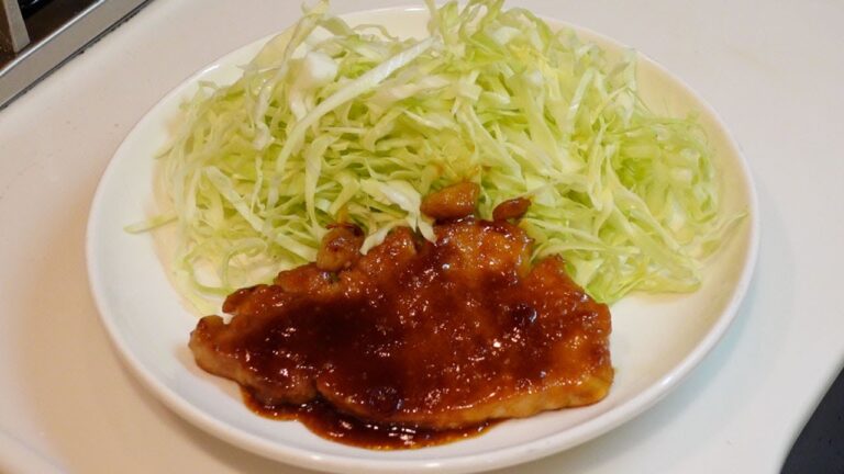 不器用な主婦が300円の豚ロースで作る【トンテキ】