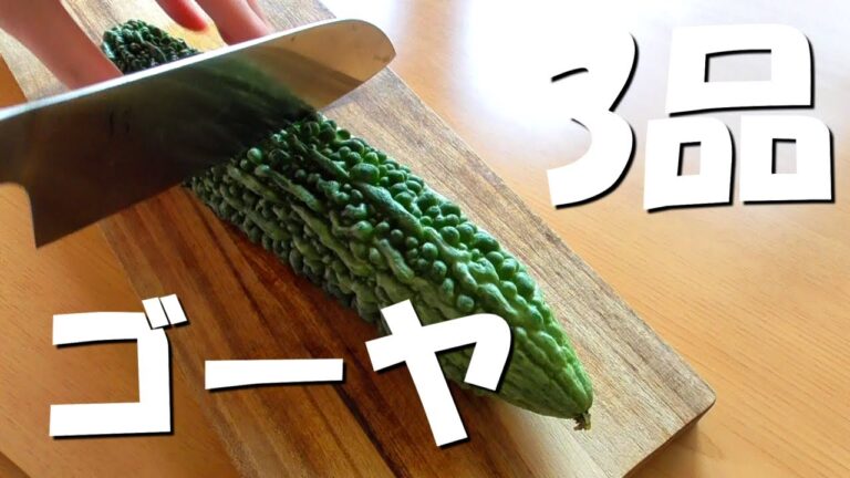 【ゴーヤレシピ3品】ゴーヤを使った簡単レシピ♪おつまみに副菜に♪
