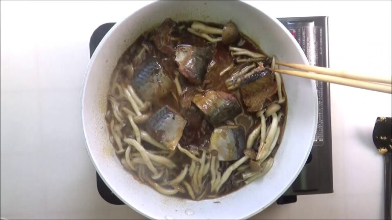18 46_さば味噌煮缶で厚あげとしめじの煮物