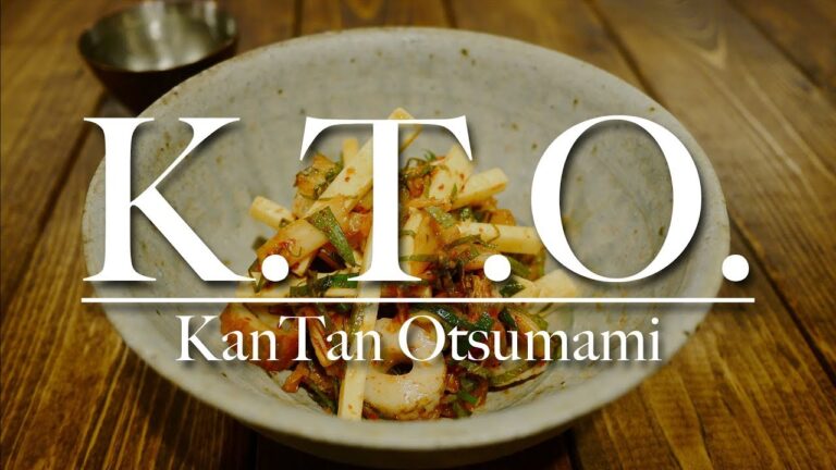 【K.T.O.簡単おつまみ】「キムチ竹輪チーズ」