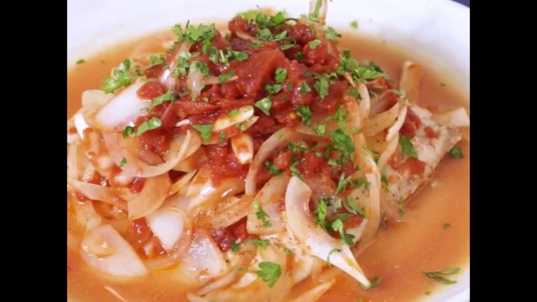 魚とトマトの旨味の融合 レンジde鯵のトマト煮込み