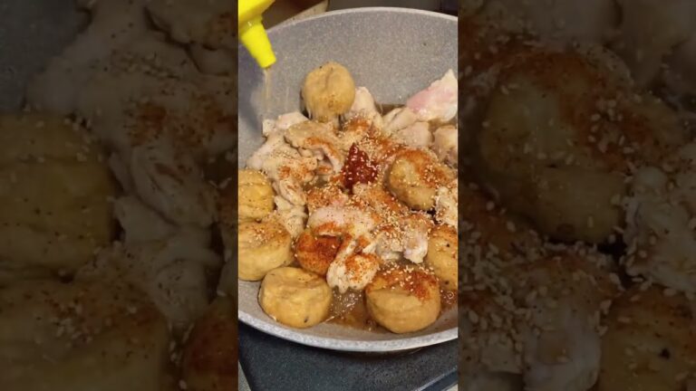 酒のアテ🍶鶏肉とがんもの甘辛炒め#shorts