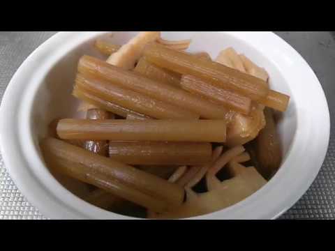 天然ふきと竹の子の煮物の作り方・北海道直送天然食材オ福ワケ