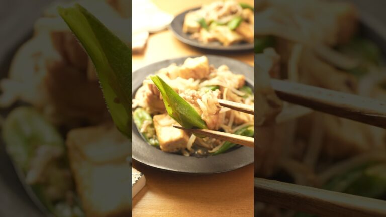 ごはんがバクバクすすむ！【厚揚げの挽肉炒め】の作り方 #献立 #簡単レシピ #おうちごはん