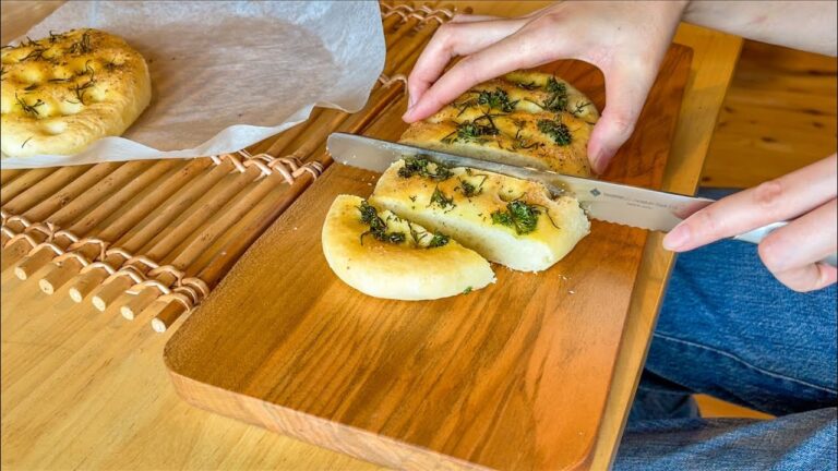 フードプロセッサーでフォカッチャ