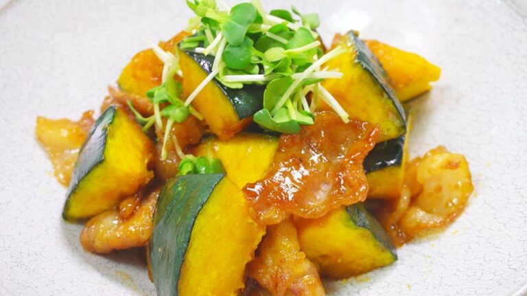 こってり旨っ！豚とかぼちゃのオイスター炒め