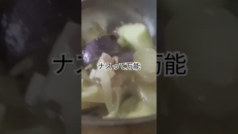 ナスとミョウガの味噌汁だよ