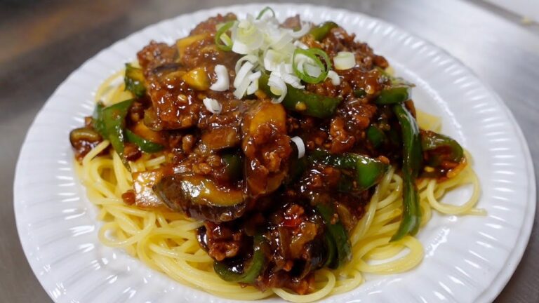 専門店が出来るレベル！中華とパスタの融合させたらとんでもなく美味しいのが出来ました！麻婆茄子ゲティーの作り方！