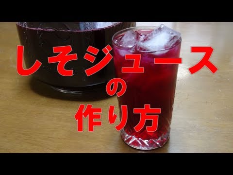 【超簡単】しそジュースの作り方「紫蘇とクエン酸の相乗効果」