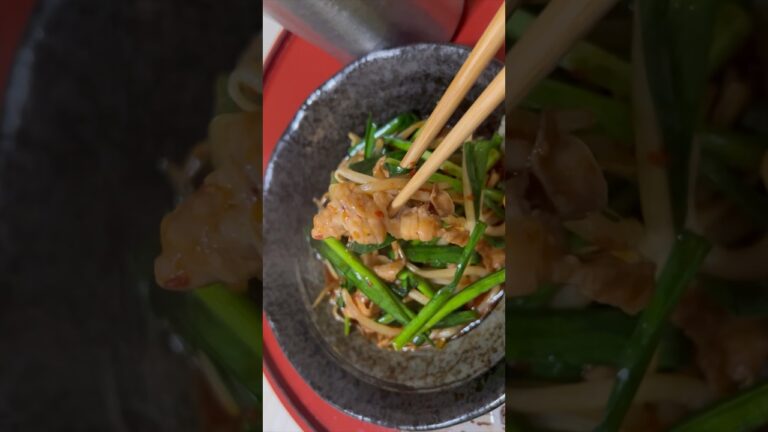 晩酌！もやし炒め！