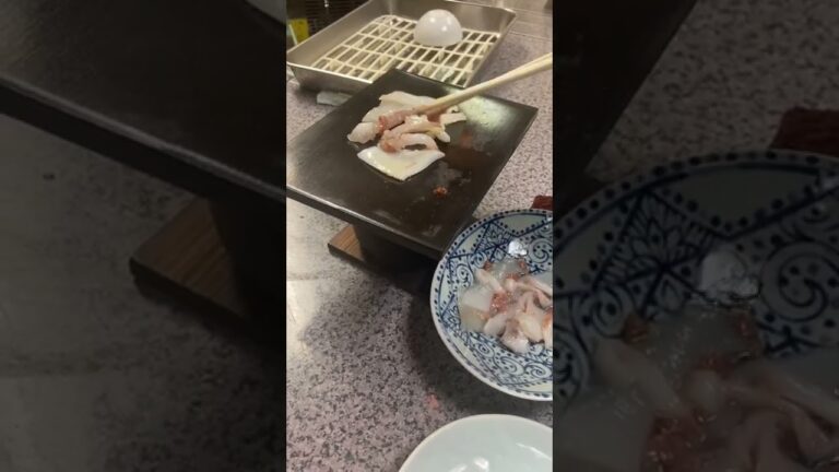 じゅうじゅう　イカの酒盗焼き