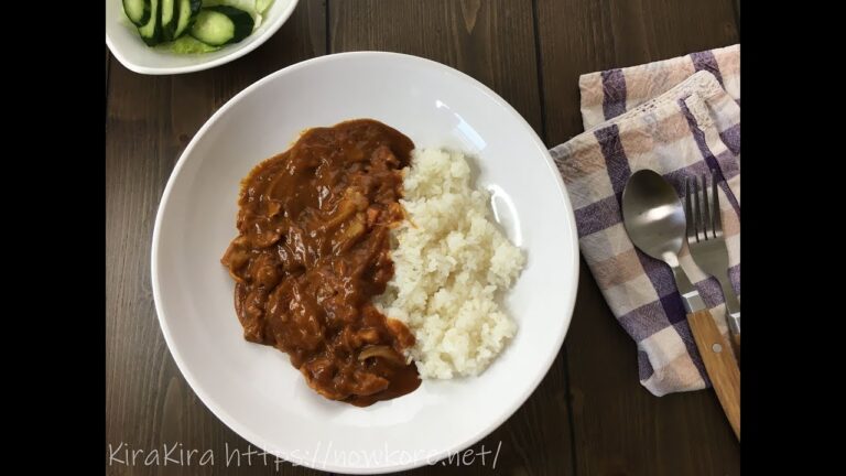 10分でできる電子レンジカレーの作り方。寺田真二郎さんのレシピ