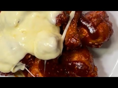 【チーズトロトロ】手羽元のヤンニョムチキン【ピリ辛お酒のおつまみ】