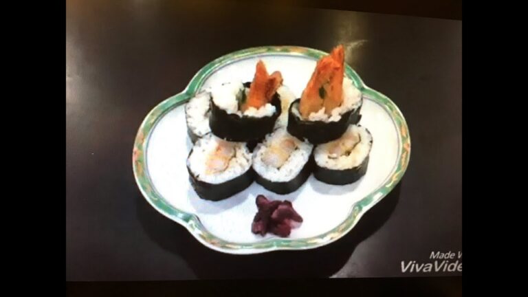 料理動画　海老天巻き（天むすの太巻風）  【美味しいＭレシピ】 No.3