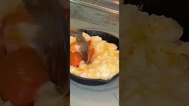 明太子と長いものとろろ焼き【cooking】【ASMR】  #みっちょす  #mitchoos #長芋