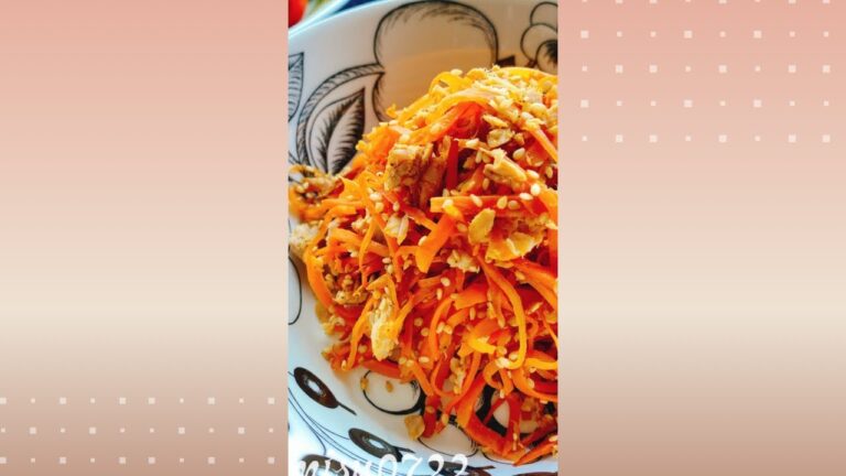 にんじんとツナのきんぴら| Carrots and tuna