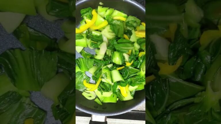 牛肉とチンゲン菜のオイスターソース炒め