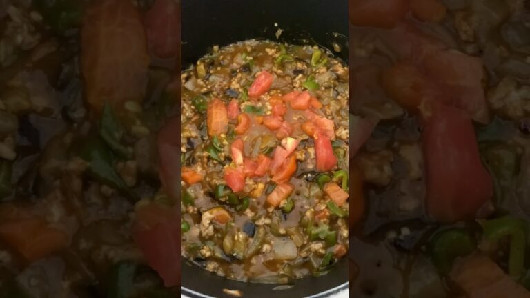 鶏ひき肉と夏野菜のキーマカレー#shorts