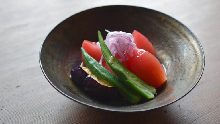 夏野菜の冷製炊き合わせ