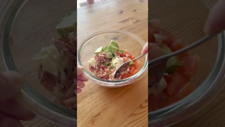 10分で完成！アボツナ丼｜Avocado tuna bowl #shorts