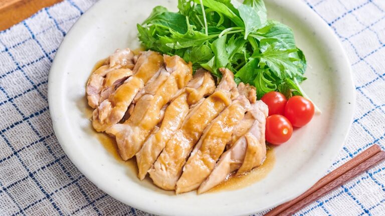 レンチンで さっぱり照り焼きチキン