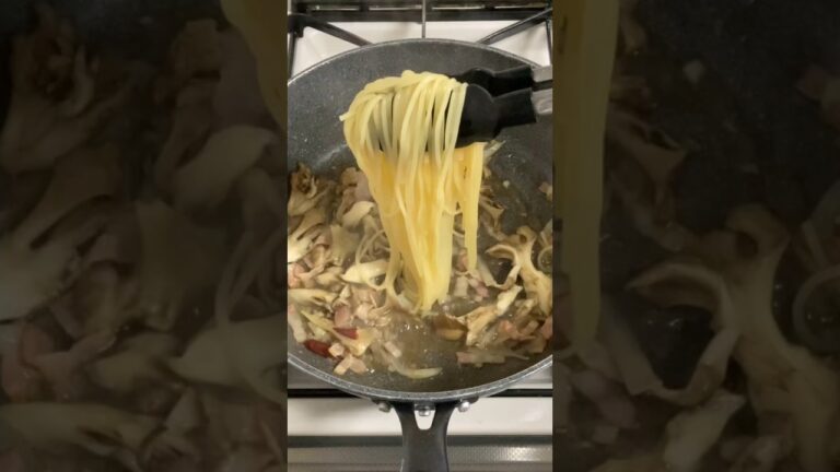 舞茸とベーコンのスパゲッティ‼︎