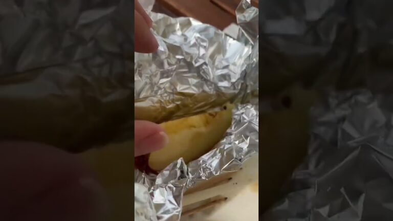 BBQで作る焼き林檎が大好き！みんなは何トッピングする？