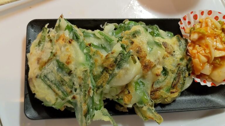 【ただ混ぜて焼くだけ】絶品‼あさりチヂミの作り方♪おつまみや夕食の１品にどうぞ！タレも自家製＃ママ飯＃なっしーfamilyチャンネル