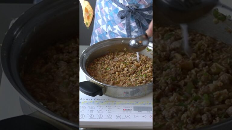 肉味噌ジャージャーうどん #shorts