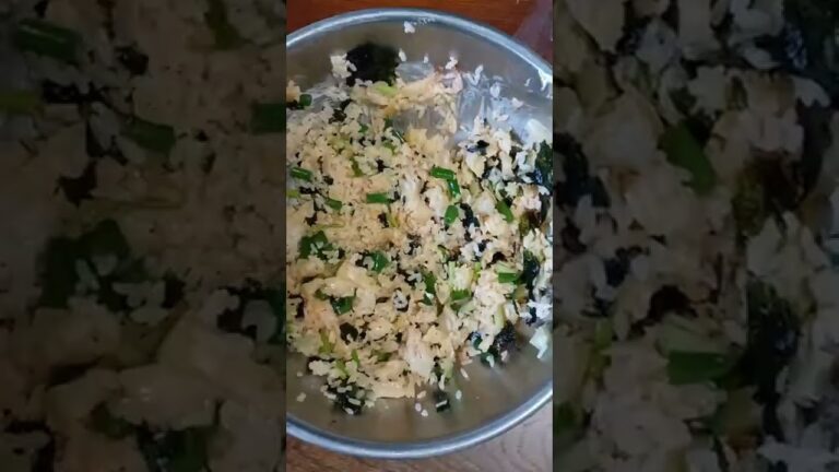【tiktokで19万いいね】【韓国おにぎり】【韓国料理】【レシピ間違えたのであげ直しました】tiktokで大人気のチュモクパプ作ってみたらうますぎた　#韓国料理　#おにぎり　#ショート動画