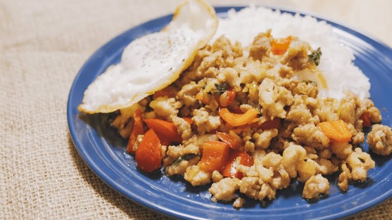 うま辛！ガパオライスの作り方 | gapao rice recipe