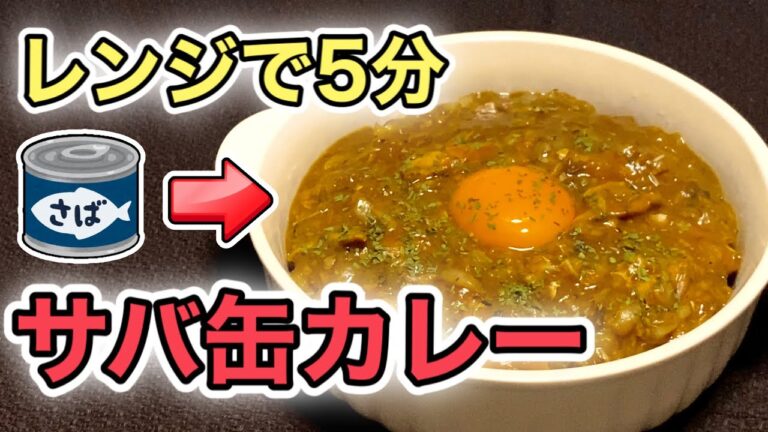 【思い立った時に作れる】リュウジさんのサバ缶カレーを深夜に食らう【日常飯】
