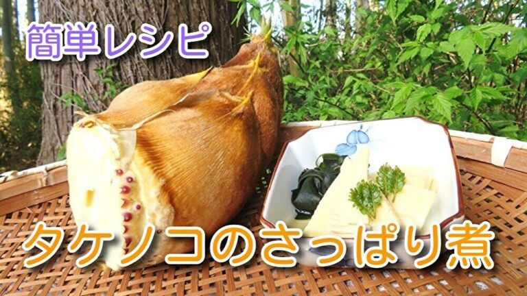 簡単レシピ　タケノコと生ワカメのさっぱり煮