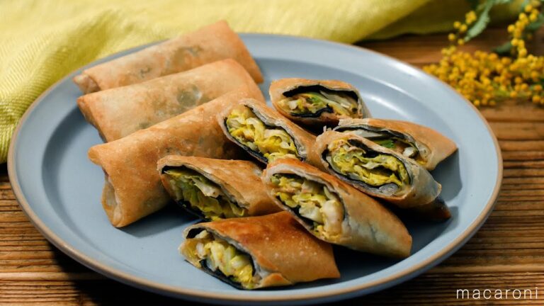 【キャベツナ春巻き】春キャベツで絶品♪パリパリ食感がたまらない！
