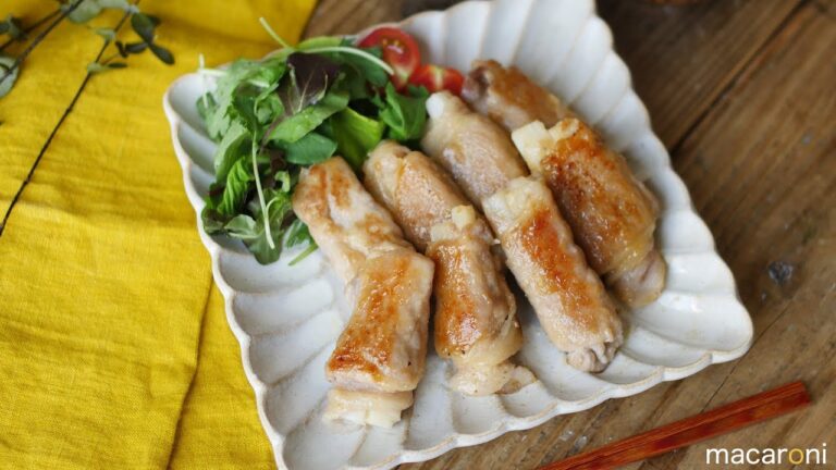 さっぱり味が食欲そそる！肉巻き長芋の梅みそ焼き のレシピ 作り方