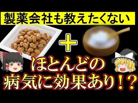 納豆と○○の組み合わせがヤバすぎた！【ナットウキナーゼ｜効果｜栄養｜アレンジ｜タンパク質｜レシピ】大豆発酵食品【ゆっくり解説】