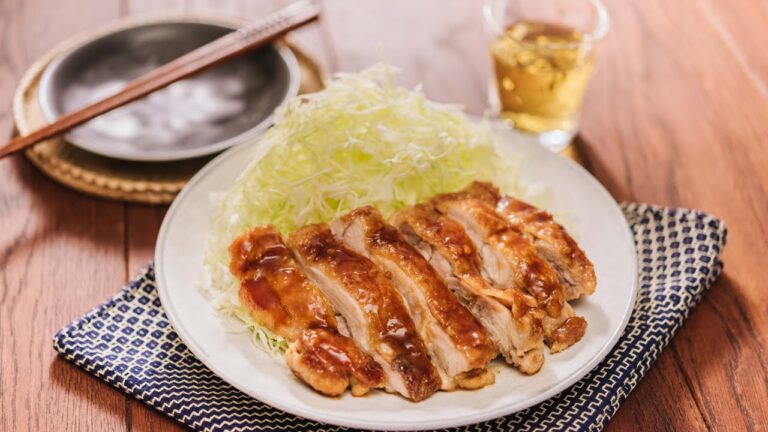 チキンの青じそ照り焼き