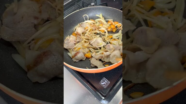 「お手軽焼きうどん」愛しの彼女に作ってみた！#shorts