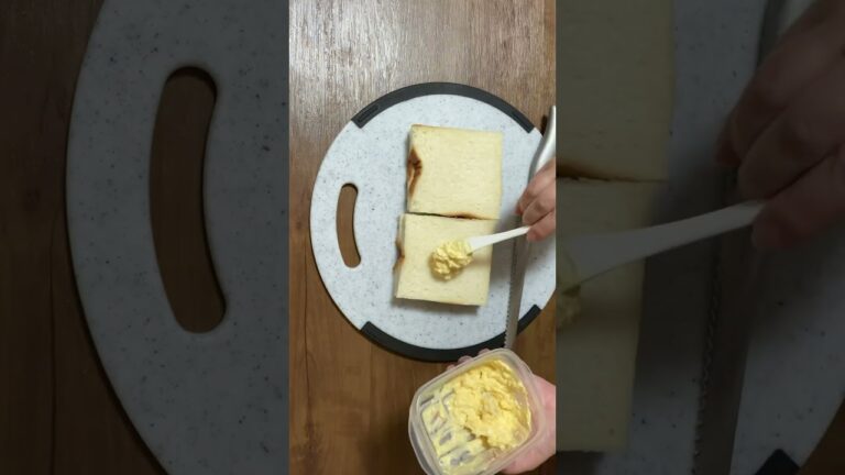 簡単朝ごはん／たまごのサンドイッチ