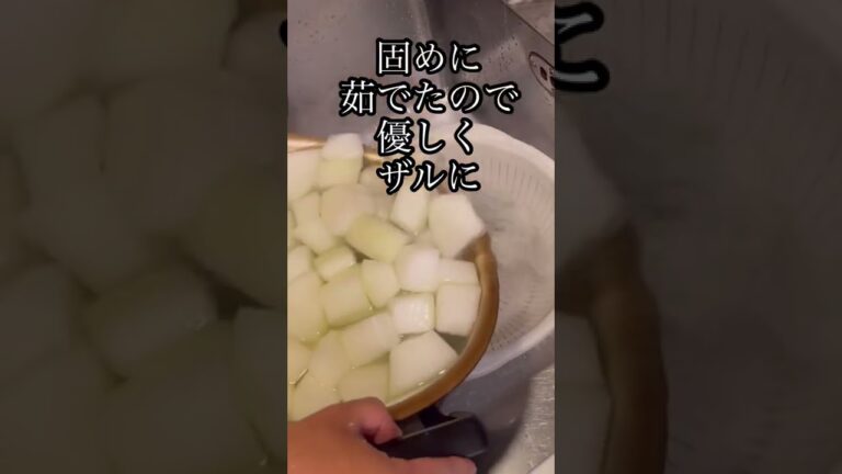 レシピは概要欄に書いておきますね！中華風の冬瓜餡掛けを作ります！#冬瓜#餡掛け#中華風#料理#レシピ#丼にしても美味しいよ！