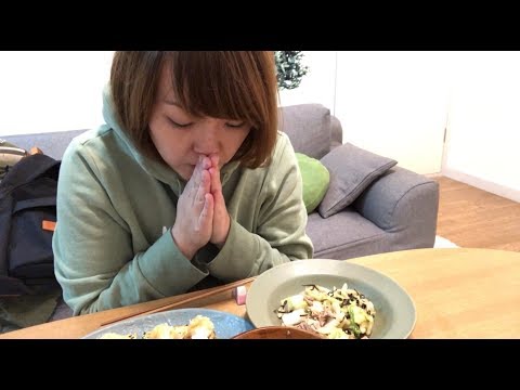 実家の里芋でけんちん汁・ひじき卵焼き・無限白菜