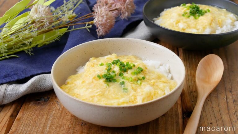 【たまごあんかけごはん】5分で完成！たまごがあったら作ってみて♪ ｜macaroni（マカロニ）