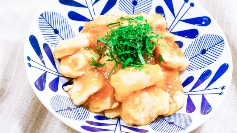 冷やしてもお肉が柔らかい 鶏むね肉のおろしがけ