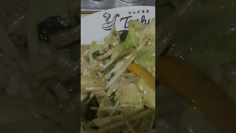 【れんげ食堂】激うま！野菜炒め定食　