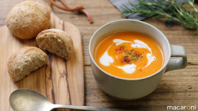 【365日のパンとスープ】人参の塩麹ポタージュ