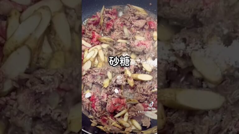 簡単牛肉しぐれ煮✨ #大家族 #年子ママ #キッチン #料理 #料理動画