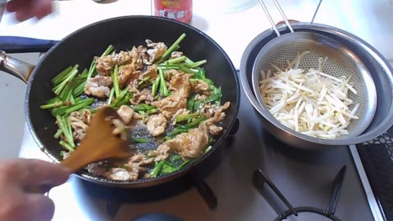 もやし、豚バラ肉、ニラの 炒め物：Part .Ⅰ