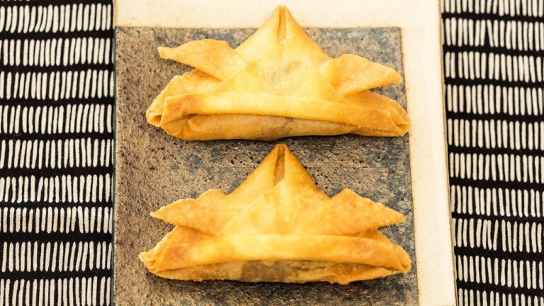 子どもの日にかぶと春巻き