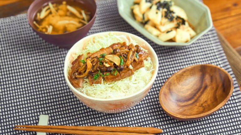 中濃ソースで簡単♪トンテキ丼